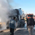 gaziantepte seyir halindeki beton mikseri yandi b8f11f250e19