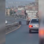 hareket halindeki kamyonun dingili koptu o anlar kamerada 585d4d1e5e64