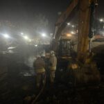 Doğalgaz Kaçağı Yangını, İki İşçiyi Yaraladı! 4 hatayda alt yapi calismasinda hasar goren dogalgaz borusu alev aldi 2 yarali 77b77d23594a