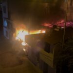 iki katli prefabrik ev yanginda kule dondu 5a143a4d3607