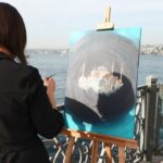 Kız Kulesi'nde Öğretmenler Günü'ne Özel Resim Etkinliği Gerçekleştirildi 6 istanbul 30 ogretmen kiz kulesinden istanbulu resmetti 1ddc48f042da