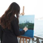 Kız Kulesi'nde Öğretmenler Günü'ne Özel Resim Etkinliği Gerçekleştirildi 5 istanbul 30 ogretmen kiz kulesinden istanbulu resmetti 7668fab854cd