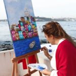 Kız Kulesi'nde Öğretmenler Günü'ne Özel Resim Etkinliği Gerçekleştirildi 1 istanbul 30 ogretmen kiz kulesinden istanbulu resmetti c389f025c422