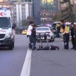 istanbul atasehirde yolun karsisina gectigi sirada otomobilin carptigi yaya oldu 11020a0c8e88