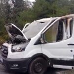 istanbul beykoz tem otoyolunda kamyonet alev alev yandi 0d1d14481709