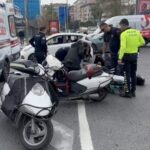 istanbul fatihte taksiyle carpisan motosikletin surucusu yaralandi a5cf28721694