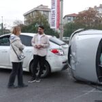 istanbul kadikoyde avrasya tuneli girisinde zincirleme kaza hafif ticari arac devrildi ab3533d6061e