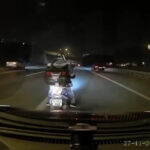 istanbul kagithane tem otoyolunda aracin onunde durdu cocukla motosikletten inip hayatini tehlikeye atti ek bilgiyle 70f92238110b