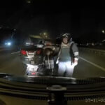 istanbul kagithane tem otoyolunda aracin onunde durdu cocukla motosikletten inip hayatini tehlikeye atti ek bilgiyle c8a44bcd8e01