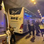 Düziçi'nde Tünelde Yolcu Otobüsü ve TIR Çarpıştı: 5 Yaralı 1 osmaniyede yolcu otobusu ile tir tunelde carpisti 5 yarali c5e64f13bca7