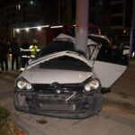 Aksaray’da Elektrik Direğine Çarpan Otomobilde 2 Kişi Ağır Yaralandı 3 otomobil elektrik diregine carpti 2 yarali e6bfbff31421