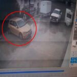 otomobilini yanlislikla geri vitese alinca 7 metre yukseklikten dustu kaza ani kamerada d14348aebeca