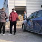 otomobille carpisan motosikletin surucusu agir yaralandi video eklendi 3ca66d9cd380