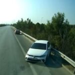 otoyolda sol seritte duraklayan otomobile baska bir otomobil carpti kaza ani kamerada 88b717b9c151