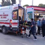 yayaya carpmamak icin fren yapinca devrilen motosikletin surucusu yaralandi 71146ae1c9ee