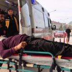 İnegöl'de hafriyat kamyonu devrildi, sürücüsü ağır yaralandı 1 yuk bosaltirken devrilen hafriyat kamyonun surucusu agir yaralandi 529bb70acc37