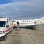 Ağrı'da Doğuştan Yemek Borusu Gelişmeyen Bebeğin İleri Tedavi İçin Elazığ'a Sevki Gerçekleşti 1 ambulans ucak 4 gunluk bebek icin havalandi 59b1e5888c5e