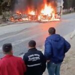 Aydın'da meydana gelen kazada otomobil ve minibüs çarpıştı, araçlar alev aldı! 1 aydinda kaza sonrasi iki arac da alev aldi 2 yarali 85fef546169b