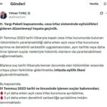 bakan tunc 11inci yargi paketinden yararlanacak hukumlulerin islemleri baslatildi aa83420df89f