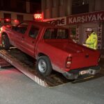 Ordu'da Alkollü Sürücünün Kaçtığı Kamyonet, Polis Tarafından Ateş Açılarak Durduruldu 3 dur ihtara uymayan surucu kamyonetinin lastiklerine ates edilerek yakalandi eb0689ef7f78