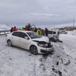 igdirda 4 aracin karistigi zincirleme kaza 4 yarali 7597a2fa0c17