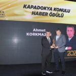 Kapadokya Değer Ödülleri'nde DHA muhabiri Ahmet Korkmazer ödül sahibi oldu 3 kapadokya deger odullerinde dhaya odul 5c049ea7be10