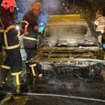 kutahyada seyir halindeki otomobil yandi 2f5aa0564572