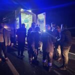 tirin bariyerlere carptigi kaza kamerada 5776a2f215cc