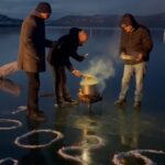 yeni yili yuzeyi buz tutan cildir golunde kaz eti yiyerek karsiladilar 45e1e2cd21fe