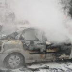 amasyada seyir halindeyken alev alan otomobil yandi 365106bd0694