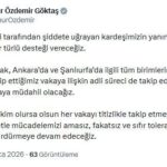 bakan goktas ankarada esi tarafindan siddete ugrayan kardesimizin yanindayiz 818a48c30ddd