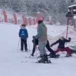 beyaz cennette piste cikan acemi kayakcilarin kazalari kamerada 51ea9e06cf19