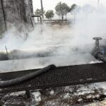 egilde cikarilan petrolun borularla aktarildigi istasyondaki yangin sonduruldu 8233bbcb864c