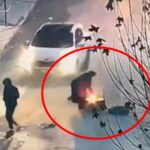 eylem icin lastik yakan gruba kadinlar engel oldu o anlar kamerada a5482857b706