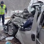 hafif ticari arac park halindeki kamyona carpti 2 oldu 9bad43ed086b