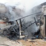 is yerindeki yanginda mahsur kalan yavru kopek kurtarildi aa132d505d51