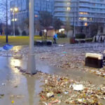 istanbul bakirkoyde lodosla sahile tasinan atiklar temizlendi 408cdd3a835a