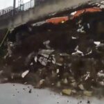 İzmit'te Lise Bahçesine Çöken İstinat Duvarı Olayı Güvenlik Önlemleri ile Kontrol Altına Alındı 7 istinat duvarinin lise bahcesine coktugu anlar kamerada 57aed00a1a45