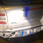 Bursa'da motosiklet ile otomobil çarpıştı; iki yaralı hospitalize edildi 5 motosiklet ile otomobil carpisti 2 yarali d120966fd120