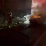 seyir halindeyken alev alan otomobil yandi ec0ae3bfba7c