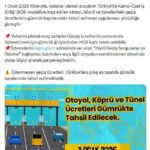 yabanci plakali araclarin gecis ucretleri gumrukte tahsil edilecek 4b62a63aa71c