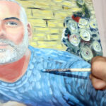 elleri olmayan ressam sevgililer gunu icin aldigi siparisleri hazirliyor 4da9ce97780a