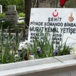 evlilik yil donumunde sehit olan binbasi yetisen mezari basinda anildi 2ef2b315daca