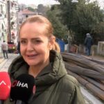 istanbul besiktasta yokustan kayan tir binanin duvarina carparak durabildi 7e9b68a7a9a3