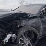 istanbul cekmekoyde giselerde beton bariyere carpan otomobilin surucusu yaralandi guvenlik kamerasi f489b6bd18a2