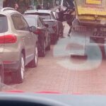 istanbul gungorende kaza yapan suruculerin bicakli kavgasi kamerada 13d65716aae2