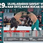 Kar üstünde Karakucak Güreşi heyecanı başladı 6 kar ustunde karakucak guresi heyecani basladi 169695028076