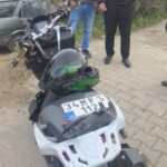 motosiklet ile otomobil carpisti 2 yarali 6252c6755c9d