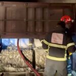 osmaniyede devrilen tir alev alev yandi af2b43553368