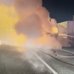 otoyolda yolcu otobusu alev aldi 708124c80762